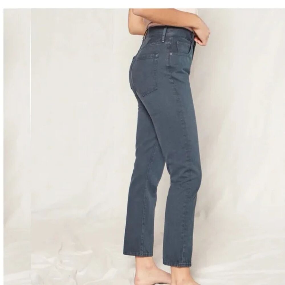 Outerknown Dune High Rise Slim Fit 100% Organic Cotton Sustainability Jeans